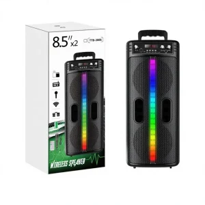 OEM Custom Made Export IPX4 Waterproof 800W+ Portable Dual 8-Inch Square Dancing Heavy-Bass for Speaker Display