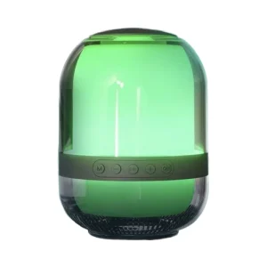 OEM Custom Mini Portable Wireless Speaker with LED RGB Light Stereo Deep Bass Loud Sound for Outdoor Indoor Party
