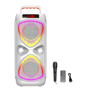 OEM Custom Wireless RGB Plastic Multi-functional Speaker Outdoor for High-quality Audio with 20W Output