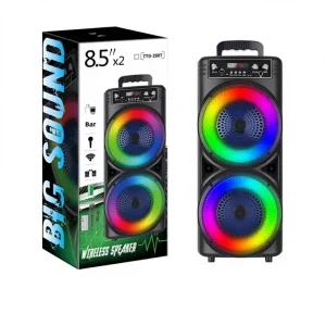 OEM Dual 8-Inch Wired Waterproof Speaker Portable Outdoor Square Dance High-Power 10-30W Subwoofer USB/TF for Karaoke