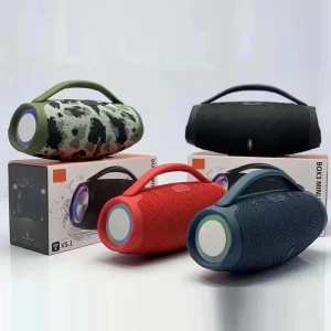 OEM Mini Boombox 3 LED Speaker 10W Portable Wireless Sport Outdoor Loudspeakers Home Gifts Speaker Party Party Box Mini Boombox3