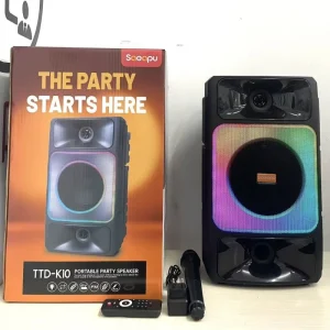 OEM New Style Dual 8-Inch Exclusive Supply High-Power Mobile Portable V5.0 Outdoor Square Speaker RGB Built-in