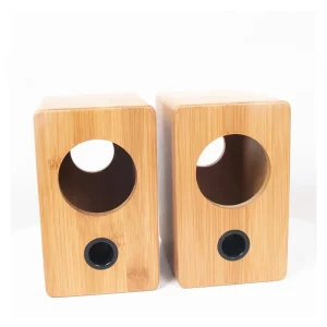 OEM ODM 3-20 Inch Bookshelf Bamboo Wood Speaker Box Empty Case Audio Speaker Enclosure DIY Body Wooden Speaker Box Shell