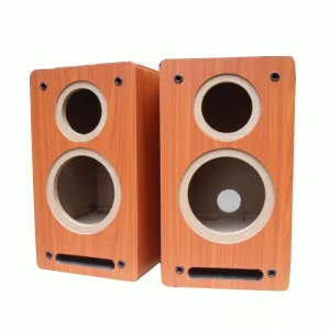 OEM ODM 5.5 Inch Bookshelf Wood Speaker Box Empty Case Audio Enclosure DIY Body Wooden LoudSpeaker Box Shell