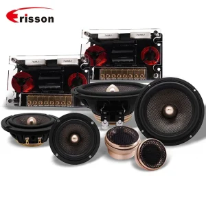 OEM ODM 6.5 Inch 3-Way Component Speaker Full Range Car Audio Midrange Bass Tweeters Factory High Quality Professional
