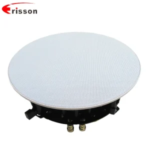 OEM ODM Coaxial 2-Way 6.5″ Ceiling Speaker 8 Ohms IPX-6 Waterproof 30W RMS Home Theatre Use for Restaurants