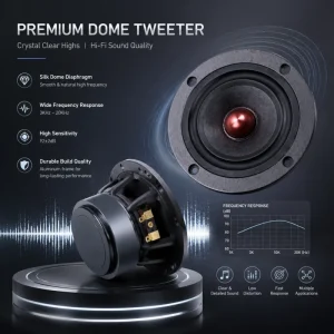 OEM ODM High Power Speaker Woofer 8 Inch Speakers Waterproof Audio Driver for Home Audio Outdoor Sound System