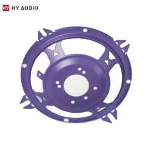 OEM ODM Service 5 Inch Iron Car Speaker Basket Frame with Two way Crossover 100 300W Metal Basin Stand