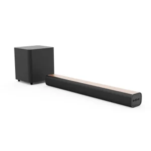 OEM ODM Supported 120W Stereo Sound Soundbar with Subwoofer Unit for TV PC and Phone Use 2.1 Channel