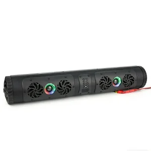 OEM ODM UTV ATV Golf Cart Sound Bar with RGB Lighting Waterproof IP66 Rated 6 Speakers Plastic