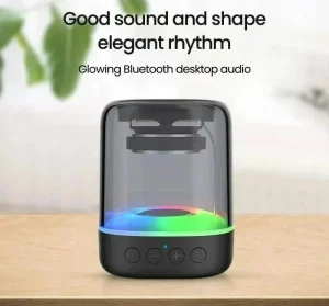 OEM Stereo Sound RGB Led Colorful Light Speaker with Fm Radio
