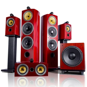 ONL 51A Nautilus Double 8 Inch HIFI 5.1 7.1Set Wooden Home Theater Speaker Set Sound 12 Inch Subwoofer