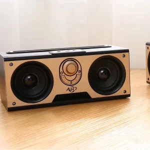 Old Fashion Retro Wood Retro Wooden Radio BT Speaker Wireless