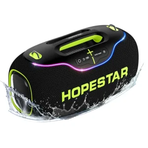 Original HOPESTAR A80 350W BT Wireless Speaker IPX7 Waterproof Outdoor Portable Removable Battery TWS RGB Home Theatre Party