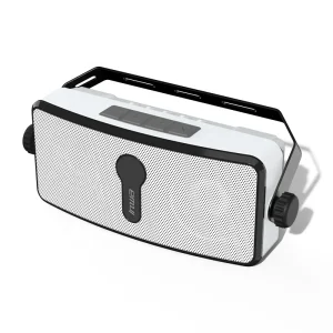Outdoor BT Outdoor Speaker IPX5 Waterproof Wall Mount Speaker Wireless Sync Up to 100 Speakers Connect Seamlessly to Phone
