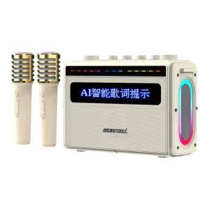 Outdoor Handle All-in-One Android Karaoke Machine 500GB Hard Disk 12″ Speaker Powerful Subwoofer Portable Wireless Player