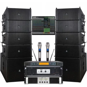Outdoor High-Power 10Inch Audio Line Array for Church 8ohm Impedance Factory Guidance