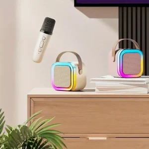 Outdoor Indoor Multi-Function K Song Wireless Mini Party Box Portable Speaker Singing Karaoke Home Microphone Speaker