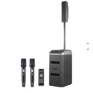 Outdoor Indoor Tower Speaker Professional Karaoke Machine Speaker Portable Theater Sound System Active Power Line Array Speaker