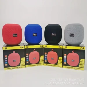 Outdoor Mini Card insert Portable for 5.0 Speaker Spherical Fabric wrapped Carry handle E commerce Subwoofer Plastic
