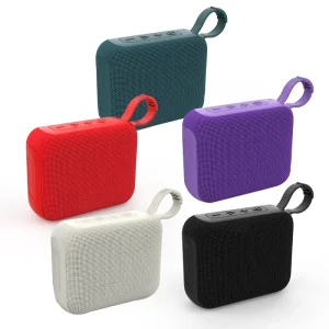 Outdoor Mini Speaker 2″ Woofer IPX-6 Waterproof 1000-2000mAh Built-in Battery for V5.3 Wireless Stereo Sound Memory