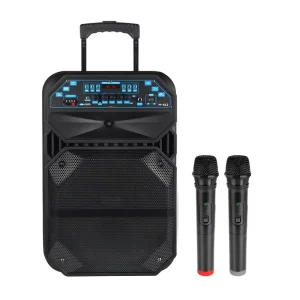 Outdoor Mobile Telescopic Square Dance Subwoofer Speaker Wireless Microphone Large Audio Blue Tooth Speakers