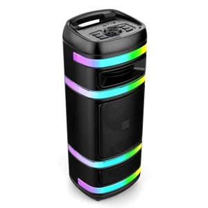 Outdoor Party Speakers Wireless Portable with RGB LED Microphone