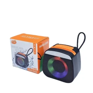Outdoor Portable Mini V5.3 RGB Speaker Party Wireless Subwoofer Music Player Phone Holder 5-10W