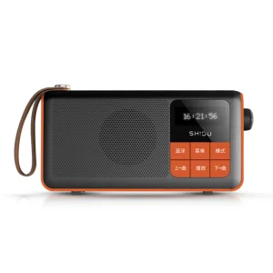 Outdoor Portable Rechargeable LCD Display FM Radio Wireless Mini Bluetooth Speaker with Number Key
