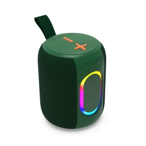 Outdoor Portable Speaker 8W Fabric Wireless Speaker RGB Light TWS Stereo Speaker