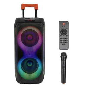 Outdoor Portable Subwoofer Square Dance Audio Stereo System Dual 8 Inch Speaker 16W High power Caixas De Som