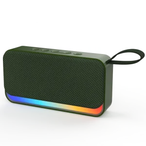 Outdoor Portable Wireless BT Speaker TF USB Fashion Portable LED RGB Light Bluetooth Speaker