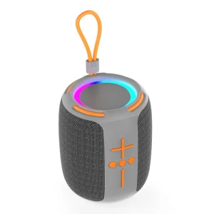 Outdoor Portable Wireless Speaker Fabric Mini TWS Speaker With RGB Light