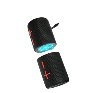 Outdoor Smart Wireless Bamboo Mini Speakers RGB LED USB Battery Powered Waterproof 2.0 Channel 10 30W Portable Sports Speaker