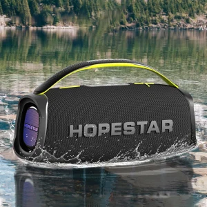 Outdoor Speaker 80W Boombox 3 Active Speaker with Wireless Mic Wireless Speaker Loud Bass Subwoofer Stereo