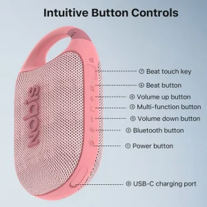 Outdoor Speaker IP68 Waterproof Dustproof USB C Port