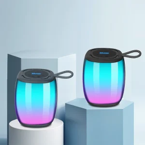 Outdoor Sports Sound Bluetooth Speaker with RGB Light Changing Wireless Speaker with FM Radio