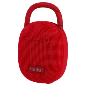 Outdoor Sports Waterproof Wireless 5.3 Portable Card CLIP4 Hanging Buckle Mini RGB LED Plastic Battery Powered Speaker