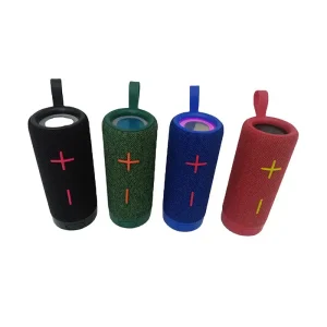 Outdoor Sub Woofer Bass Wireless Speakers RGB LED Lighting Portable HIFI Music USB TF FM AUX for Camping