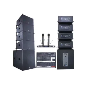 Outdoor System Professional Audio Active Line Array Speakers for Indoor Stadium Outdoor Venues Gymnasium Arena Pub KTV