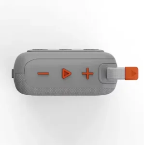Outdoor Waterproof Speaker with Hook Portable Rechargeable Blue Tooth Wireless Fabric Audio