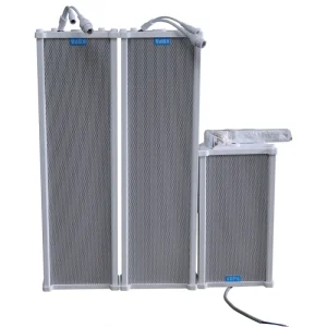 Outdoor Wired wireless PA System Column Speaker 30-120W Support IP sip 4G POE WIFI Network Optional Built in Power Amplifier