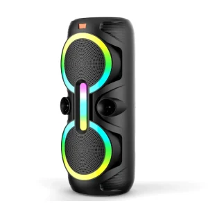 Outdoor Wireless Bluetooth Speaker LED Sound & Light Bass Boombox Portable Wireless Box Speakers