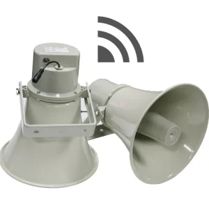Outdoor Wireless WIFI Column Speaker WIFI Horn Speaker 30-100W Support 4G SIP IP WiFi Network Platform