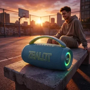 P12 60W Waterproof Portable Bluetooth Speaker with Type C Fast Charging Handle