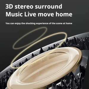 P18 UFO 5.3 Audio for Portable Wireless Stand Home Desktop Heavy Plastic 80W Subwoofer Speaker Battery Powered RGB
