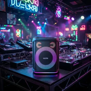 P7 Karaoke Party Speaker 100W RMS with RGB Light Support Mic Guitar Heavy Bass for Party Outdoor