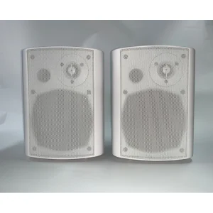 PA System 20W+20W Active PA Speaker Wall Mount Speaker