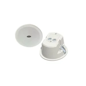 PA System Waterproof Ceiling Speaker with 70V/100V Transformer 9W Max Power White ABS & Aluminum Alloy for Bathrooms