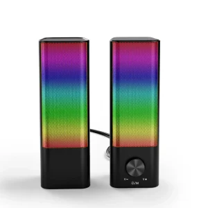 PJT-BSP2039 DJ Speaker Set Party Computer Speakers Stereo USB Multimedia Speaker With LED Volume Control Gaming Loudspeaker